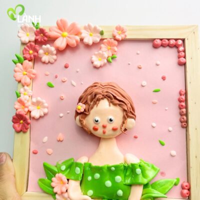 Tranh Đất Sét Tự Khô Mẫu 3 tranh đất sét tự khô