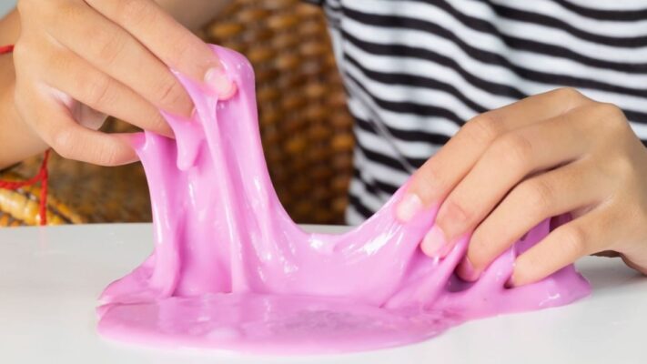 cach lam slime bang dat set tu kho