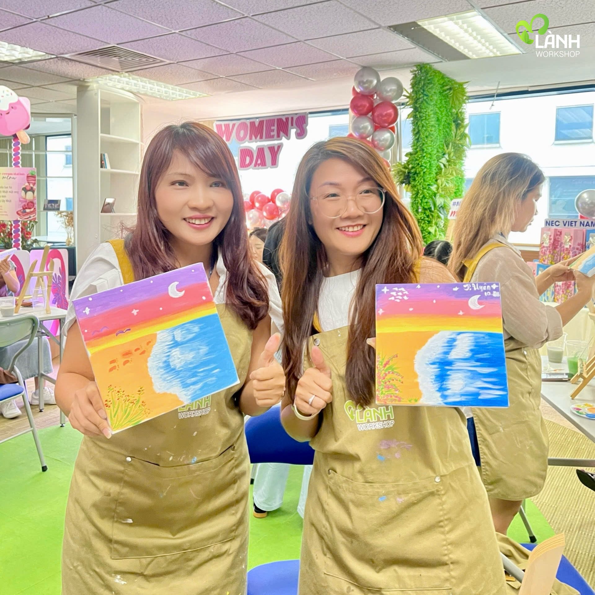 Chill Nhẹ Cùng Workshop Vẽ Tranh Canvas Giữa Mùa Deadline 494530442 122228340902040203 1665484249594140277 n