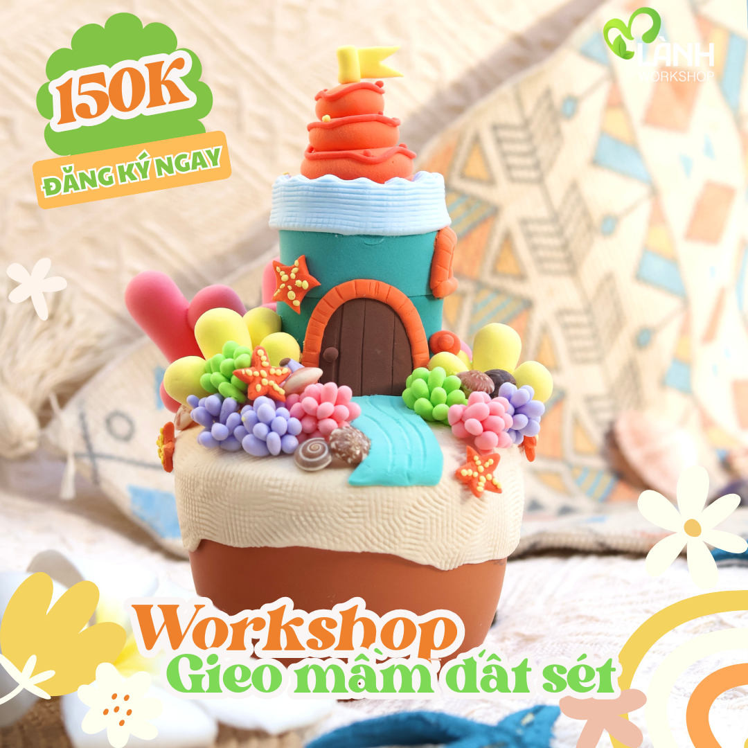 workshop đất sét cho bé