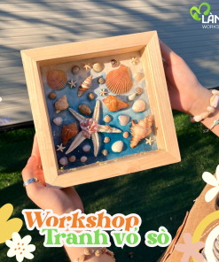 workshop tranh vỏ sò