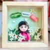 Khung Tranh Đất Sét Chibi – Qua Tặng Sinh Nhật Ý Nghĩa khung tranh đất sét chibi