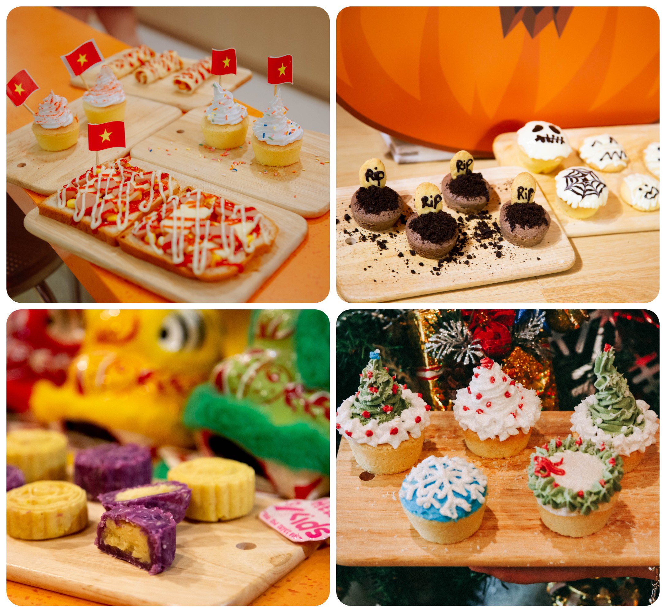 Trọn Bộ 4 Workshop Cho Trẻ Mầm Non Vừa Học Vừa Thích Mê workshop lam banh cho be o sai gon