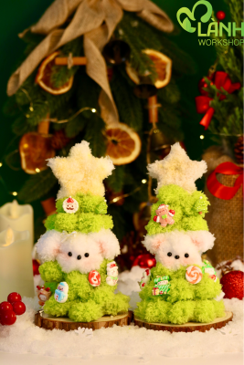 cay thong giang sinh kem xu