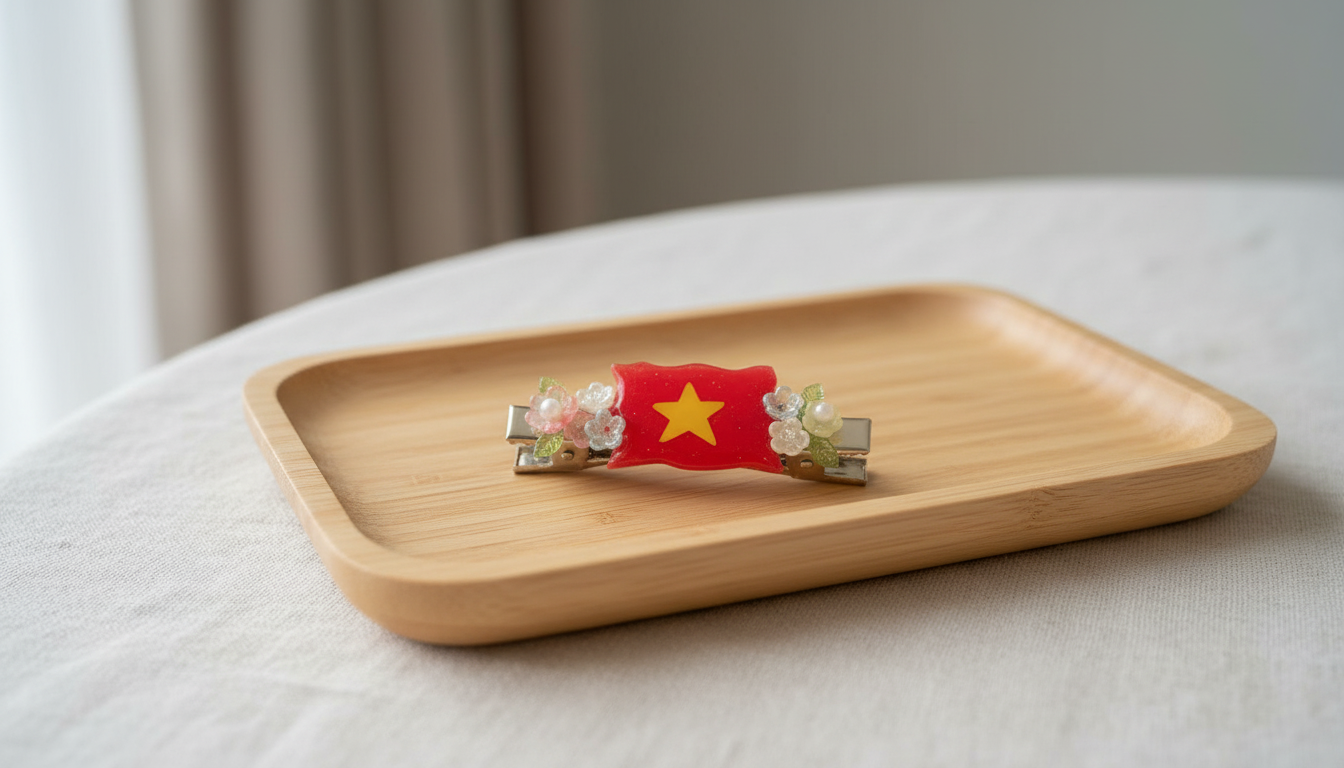 trang trí kẹp tóc