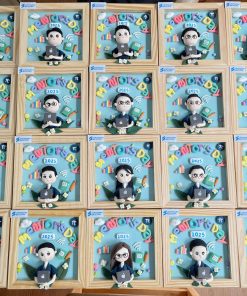 tranh dat set chibi 1