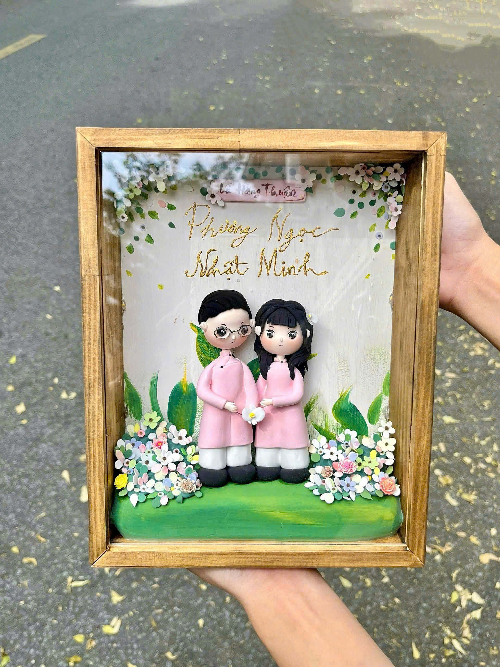 hộp quà cưới chibi theo yêu cầu hộp quà cưới chibi theo yêu cầu
